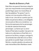 Reseña de Eleonor y Park