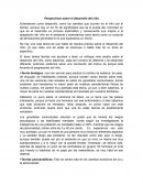 Perspectivas sobre el desarrollo del niño