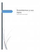 Ecosistemas y sus tipos