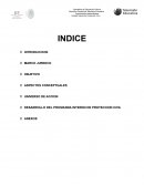 DESARROLLO DEL PROGRAMA INTERNO DE PROTECCION CIVIL