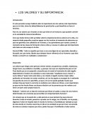 Los valores y su importancia