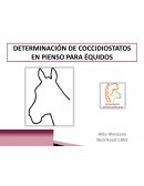 Determinacion de ionoforos en equinos