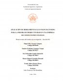 Revision bibliografica lean manufacturing