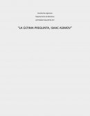 La última pregunta, Isaac Asimov