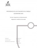 PREFERENCIAS DE LOS CHILENOS EN EL PARQUE AUTOMOTRIZ 2021
