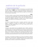 Ensayo de la pelicula intensamiente