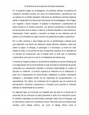 El problema de la evaluación formativa preescolar