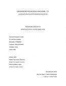 PROGRAMA INDICATIVO INTRODUCCION A LA EPISTEMOLOGÍA