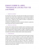 ENSAYO SOBRE TRATADOS DE LOS DELITOS Y LAS PENAS