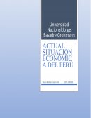 Actual situación económica del Perú