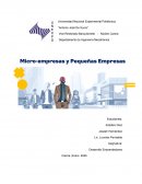 Micro Empresas y Pequeñas Empresas