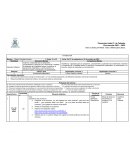 PLANEACION PREESCOLAR