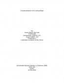 Conceptualización de la antropología