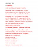 INCENDIO TIPO