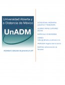 Actividad 2. Selección de personal y la LFT