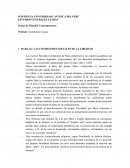 1.	MARX (1): LAS CONDICIONES SOCIALES DE LA LIBERTAD