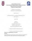 PRÁCTICA No. 4 DETERMINACIÓN DE LA CONSNTANTE UNIVERSAL DE LOS GASES IDEALES