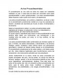 Tarea #5 - Actos Procedimentales