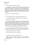 Ecología aplicada Cuestionario