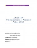Dimensionamiento de personal en período estival