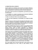 Analisis de orientacion hacia el servicio