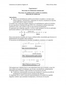 Reacciones de deshidratación catalítica de alcoholes