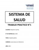 SISTEMA DE SALUD TRABAJO PRACTICO N°1
