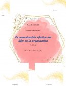 La comunicacion efectiva del liderazgo