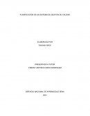 PLANIFICACION DE UN SISTEMA DE GESTION DE CALIDAD