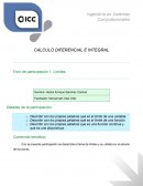 CALCULO DIFERENCIAL E INTEGRAL