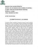 LOS AMBITOS SOCIALES Y LOS GENEROS