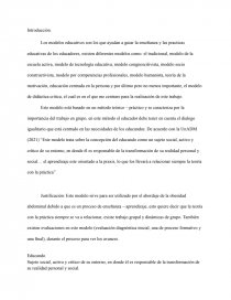 Modelos eductivos. Página 1