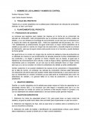 Diseño de un control estadístico de la calidad para la fabricación de válvulas de combustión internas, en San Luis Potosí