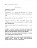 Postura epistemológica personal