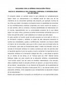 BAILANDO CON LA SEÑORA EDUCACIÓN FÍSICA HACIA EL DESARROLLO DEL ESQUEMA CORPORAL E INTEGRALIDAD DE LOS NIÑOS