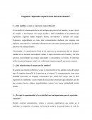 Preguntas “Expresión corporal como forma de relación”