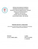INFORME DE PASANTIA PRAXIOLOGIA DE LA REALIDAD