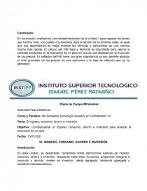 Encuadre de la asignatura, Introducción a la Macroeconomía. Página 17