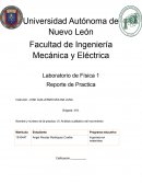 Laboratorio de Física 1 Reporte de Practica