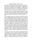 Reflexión Pedagógica sobre intervención