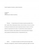 Cuadro Comparativo de logística y cadena de suministros