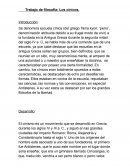 Trabajo de filosofía: Los cínicos