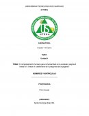 Unidad 1, Cultura y Civismo