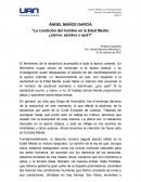 ENSAYO EXPOSITIVO “La condición del hombre en la Edad Media: ¿siervo, esclavo o qué?”
