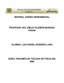 RESUMEN TOOLING DE FORJA DEL SME