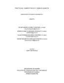 PRACTICA #3. CAMBIOS FISICOS Y CAMBIOS QUIMICOS
