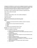 Investigación de Marketing