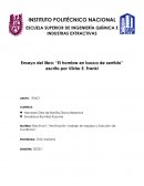 Ensayo del libro: “El hombre en busca de sentido” escrito por Viktor E. Frankl