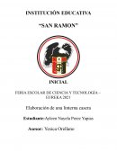 Informe de proyecto de investigacion. La elaboración de una linterna