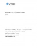 INFORME DE LECTURA, LA ALEGORÍA DE LA CAVERNA